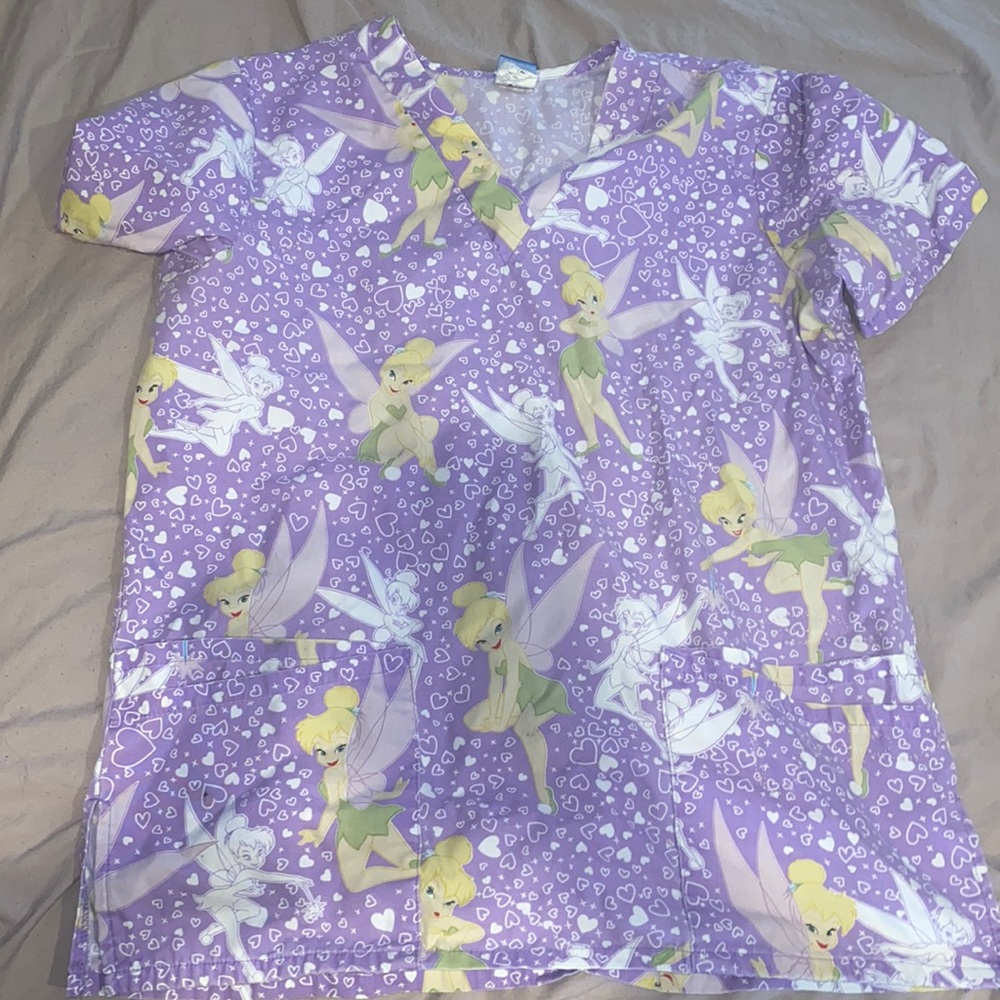 Disney Tinkerbell scrub top